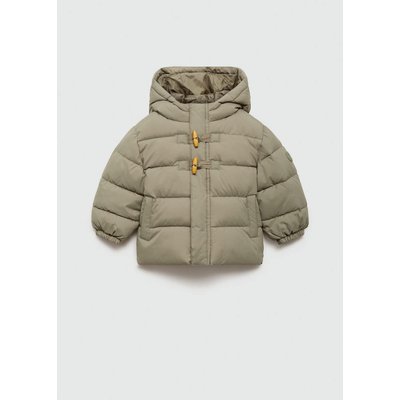 Parka capuche fourrure synthétique mango 2025