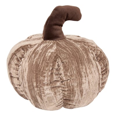 Coussin citrouille Automne rond 22x22cm ATMOSPHERA