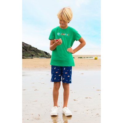 Pyjashort en coton imprimé Sneakers ARTHUR