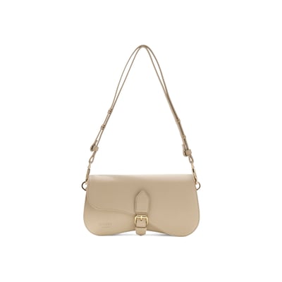 Sac À Bandoulière En Cuir Véritable Charlotte GUESS