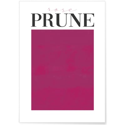 Affiche Rose prune L'AFFICHERIE
