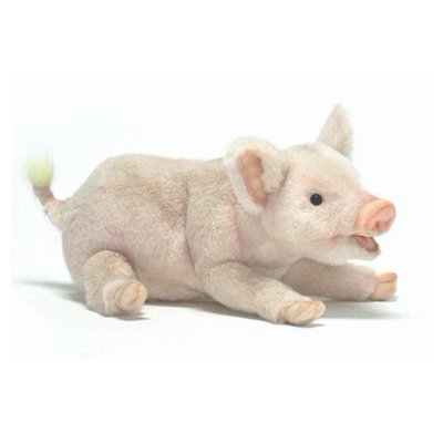 Peluche Cochon couche 28 cm ANIMA