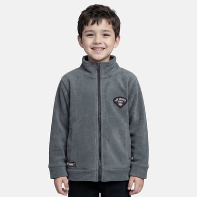 Veste polaire zippée col montant, manches longues POLAIRE LEE COOPER