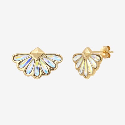 Boucles d'oreilles dorées silver night - calypso CAROLINE NAJMAN