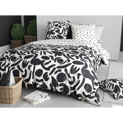 Parure housse de couette  en coton, Maori C DESIGN HOME TEXTILE