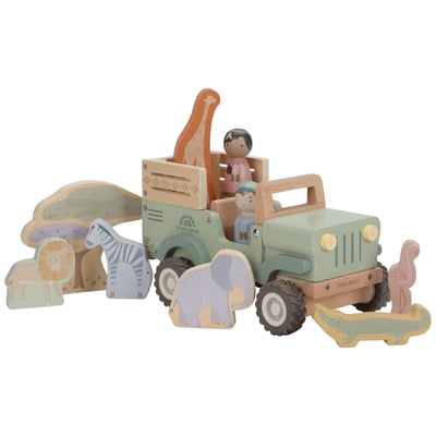 Voiture de Safari et animaux LITTLE DUTCH