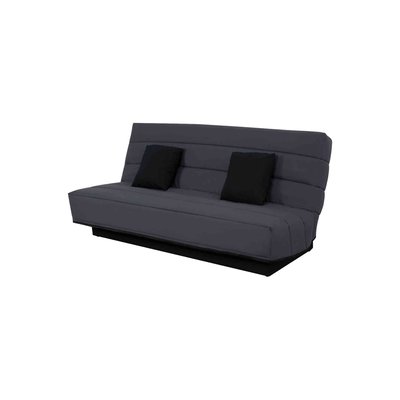 Banquette clic-clac, housse et 2 coussins DUNLOPILLO