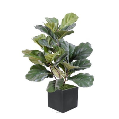 Ficus Lyrata buisson factice tronc PE en p ARTIFICIELLES