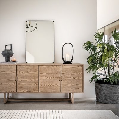 Fallon Smoked Oak 4 Door Sideboard SO'HOME