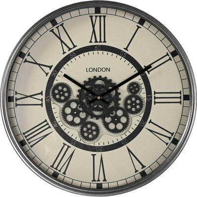 Horloge murale en métal, style vintage RECOLLECTION