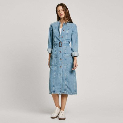 Robe Midi Coupe Ample En Jean PEPE JEANS