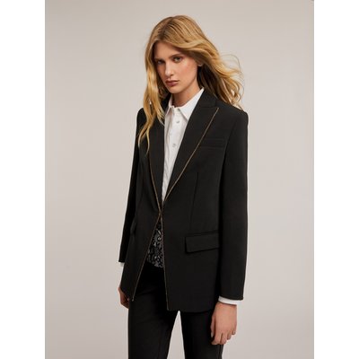 Veste élégante en double crêpe avec doublure intérieure MOTIVI