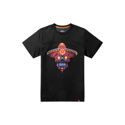T-shirt graphique crâne néon JOE BROWNS