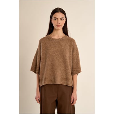 Camisola de gola redonda, mangas 3/4 MOLLY BRACKEN