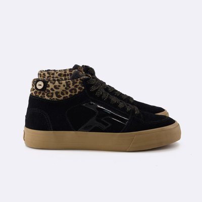 Tennis suède et coton recyclé Walnut MID FAGUO