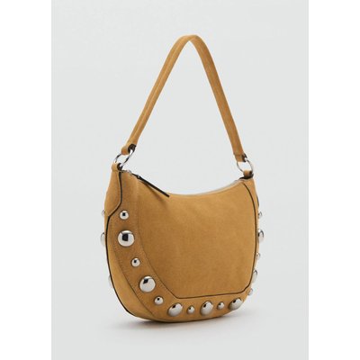 Sac clouté cuir suède MANGO