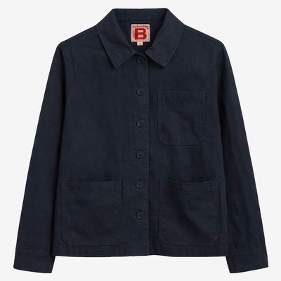 Veste droite manches longues en lin GOLTA BENSIMON