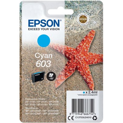 Cartouche d'encre 603 Cyan Etoile de Mer EPSON