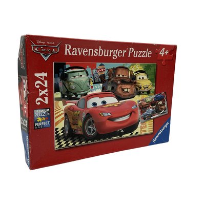 Puzzle 2X24 pièces Cars - Bon état RAVENSBURGER