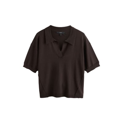 Polo doux en maille de coton majoritaire NEXT