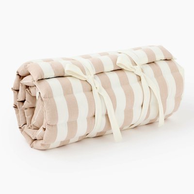 Matelas rayé, 60x180cm, 100% coton bio MONOPRIX