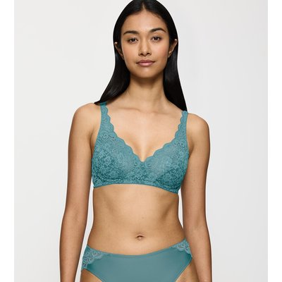 Ensemble Soutien-gorge 85B Sans Armature Et String Invisible POMPEA (Noir, Neuf)