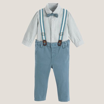 Set aus Hemd und Hose mit Hosenträgern LA REDOUTE COLLECTIONS