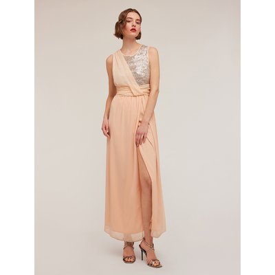 Robe péplum en georgette MOTIVI