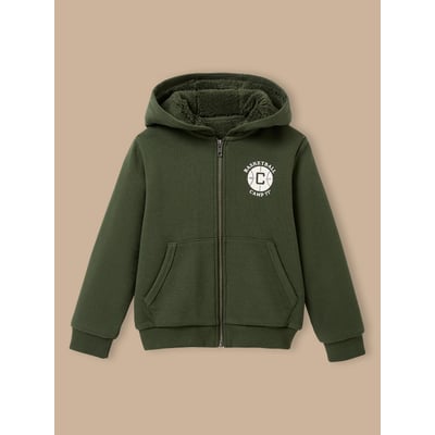 Sweat zippé doublé sherpa CYRILLUS