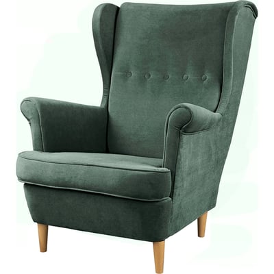Fauteuil bergère capitonné collection MALMO RECOLLECTION