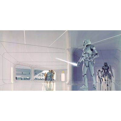 Papier peint Komar - Star Wars Classic RMQ Stormtrooper Hallway - 500 x 250 cm HEXOA