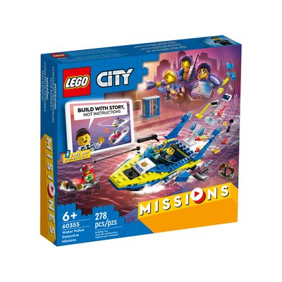 City Missions des détectives de la police sur l'eau LEGO