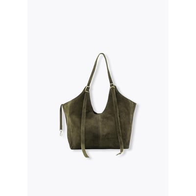 Grand sac en cuir suédé PROMOD
