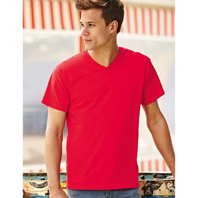 T-shirt col V FRUIT OF THE LOOM