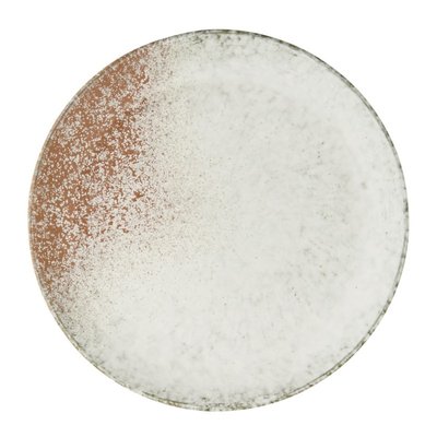 Assiette plate rustique grès MADAM STOLTZ