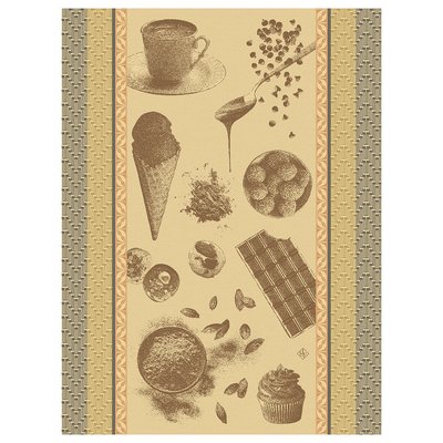 Torchon en Coton, CHOCOLATS - RECETTES LE JACQUARD FRANCAIS