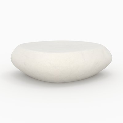 Table basse ovale en béton 105 cm - MAUI RENDEZ-VOUS DÉCO