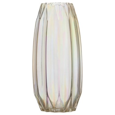 30cm Iridescent Glass Vase SO'HOME