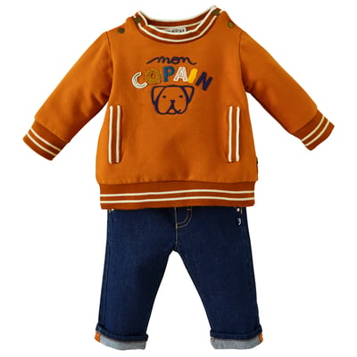 Pantalon et sweat basile SUCRE D'ORGE
