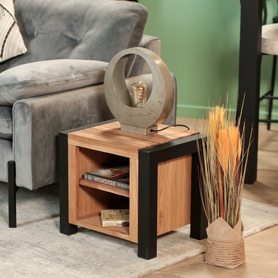 Chevet en chêne huilé FERSCOTT 2 PIER IMPORT
