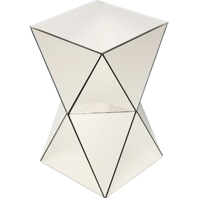 Table d'appoint en verre miroir, LUXURY KARE DESIGN