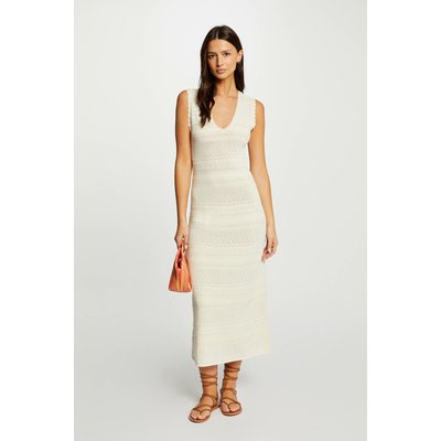 Robe tricot longue ajustée MORGAN