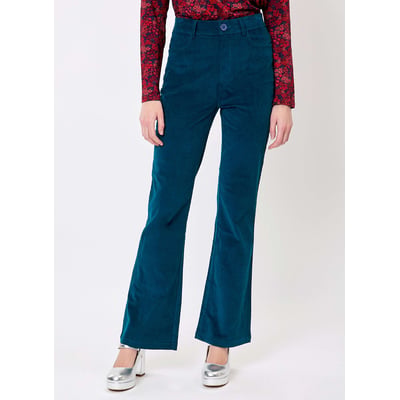 Pantalon flare velours côtelé LULU PRINCESSE NOMADE