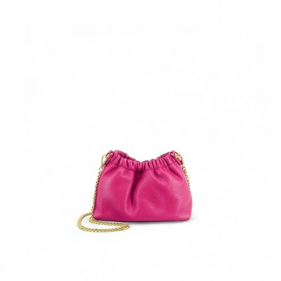 Mini-sac à main pouch en cuir grainé LA POUCHINETTE OH MY BAG