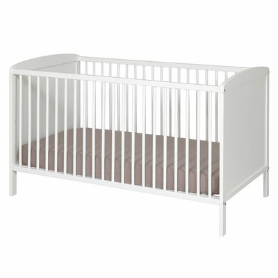 Pack lit bébé avec matelas Bois massif  FLOCON AKITEN RETAIL