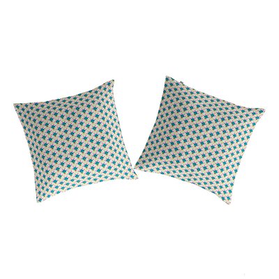 2 Taies d'oreiller 100% coton  SHIRE B NAF NAF HOME
