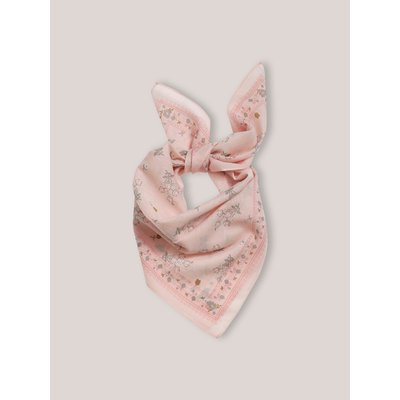 Foulard imprimé bouquets en coton biologique CYRILLUS