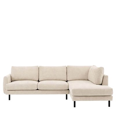 Cromwell Velvet Chenille Chaise Sofa (Right Facing) ÉDITÉ