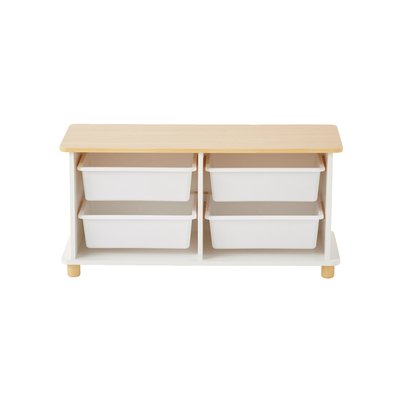 Meuble de rangement + 4 bacs LIGNE PTILOU VERTBAUDET