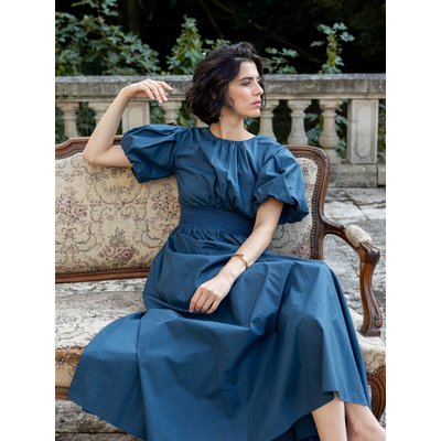 Robe courte cérémonie dos nu popeline craquante CYRILLUS